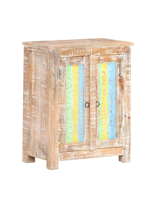 Wooden Buffet Multicolor L61xW35xH76cm