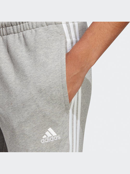 Essentials 3-Stripes Jogginghose Jogger Medium Grey Heather