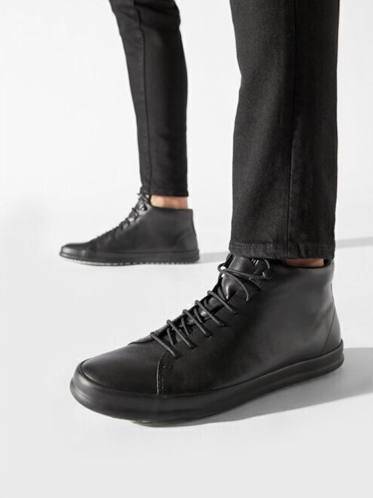 Chasis Leather Black Men's Boots