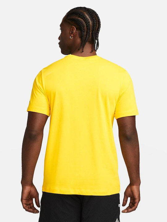 Nike Dri-Fit T-shirt Κίτρινο
