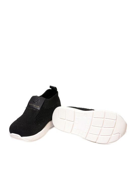 Babywalker Black Baptism Sneakers