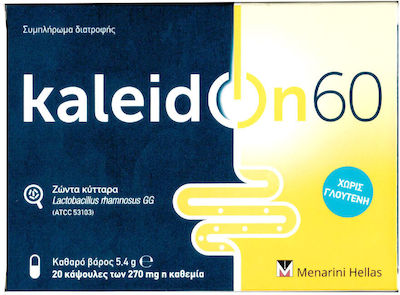 Menarini Kaleidon 60 Пробиотици 270мг Lactobacillus Rhamnosus GG 20 капси