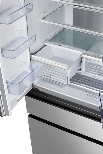 Hisense Хладилник Гардероб 480лт В181.7xШ79.4xД70.6см. Inox RF540N4SBI2
