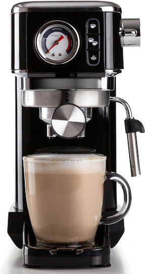 Ariete 1381/12 Μηχανή Espresso 1300W Πίεσης 15bar Μαύρη