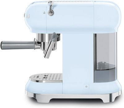 Smeg Automatic Espresso Machine 15bar Light Blue