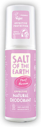 Salt of the Earth Salt Of The Earth Peony Blossom Effective Natural Deodorant Deodorant Natural sub formă de Spray Fără aluminiu 100ml