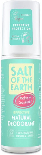Salt of the Earth Melon & Cucumber Natural Deodorant Deodorant Natural sub formă de Spray Fără aluminiu 100ml