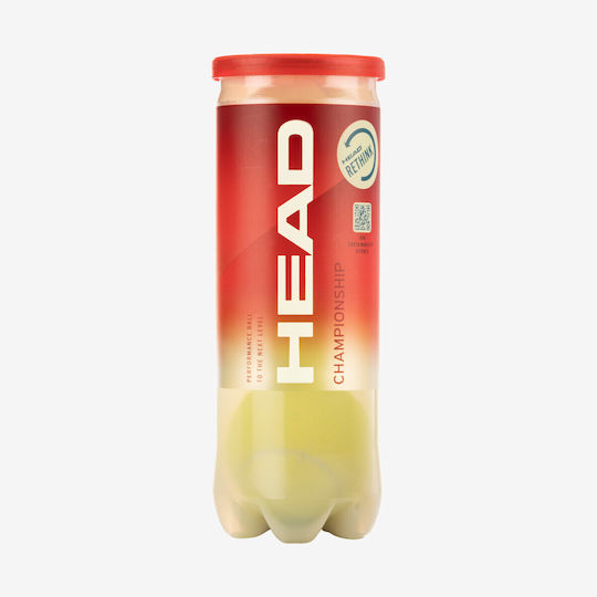 Head Championship Practice Tennis Balls 3pcs