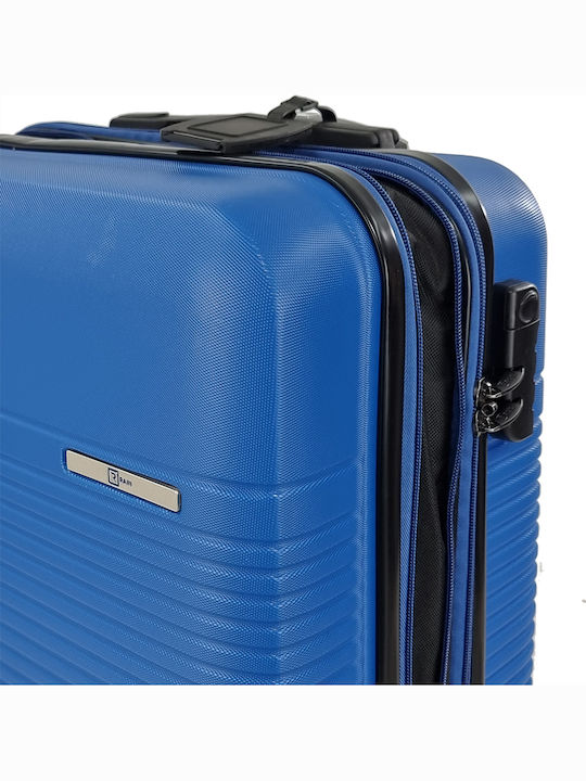Rain C Cabin Hard Blue Suitcase with 4 Wheels Height 55cm