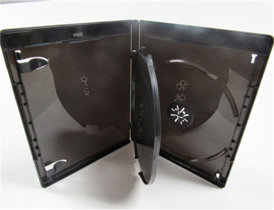 Amaray DVD Box pentru 1 Disc cu Față Transparentă în Culoarea Negru