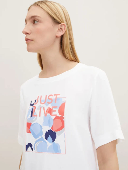 Γυναικείο T-shirt Λευκό
