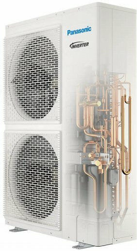 Panasonic H Generation Топлопомпа 16кВт Трифазен 60°C Сплит