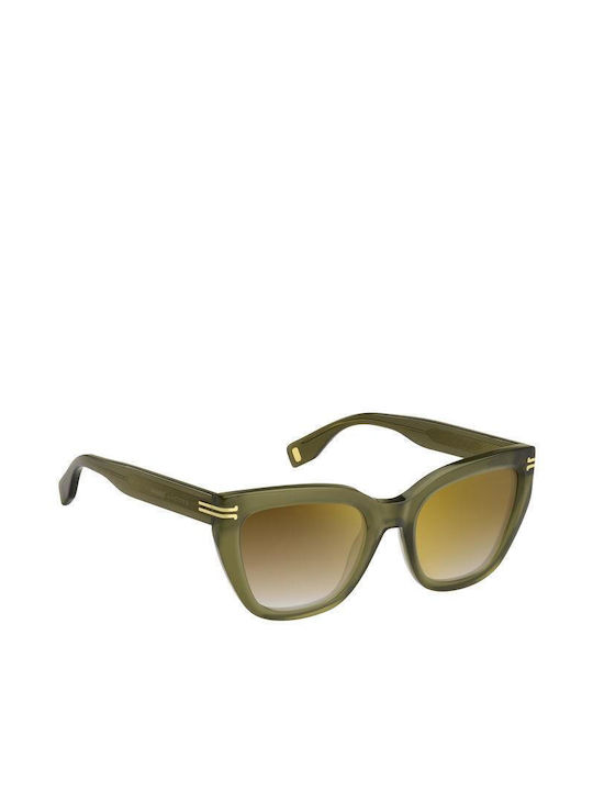 Marc Jacobs Women's Sunglasses with Green Tartaruga Acetate Frame and Green Gradient Lenses MJ 1070/S 4C3/JL