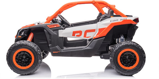 Can Am Maverick UTV Buggy Διθέσιο με Τηλεκοντρόλ Τύπου 24 Volt Πορτοκαλί