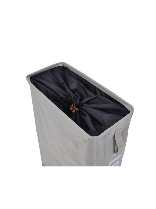 Ankor Καλάθι Απλύτων Υφασμάτινο Πτυσσόμενο 40lt 39x19x60cm Γκρι