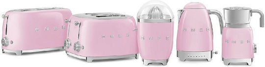 Smeg Toaster 4 Schlitze 2000W Rosa