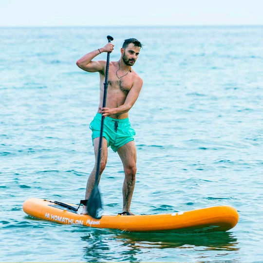 Homathlon Mykonos Φουσκωτή Σανίδα SUP με Μήκος 3.35m Πορτοκαλί