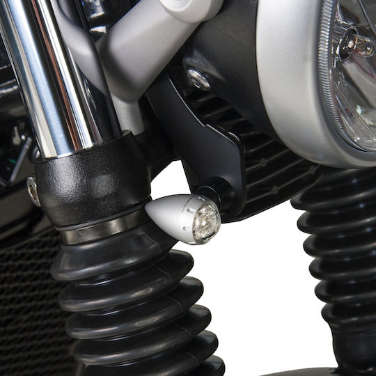 Barracuda Φλας Μοτοσυκλέτας Μπλε LED 2τμχ