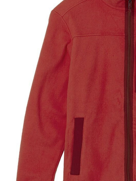 Hearth Ανδρική Ζακέτα Fleece Tomato Sundried