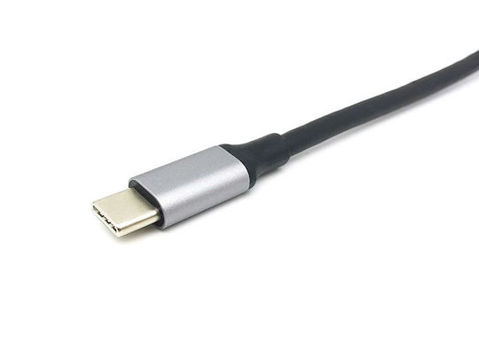 Equip USB-C Docking Station with HDMI 4K PD and Screen Connections 2 Monitors Silver