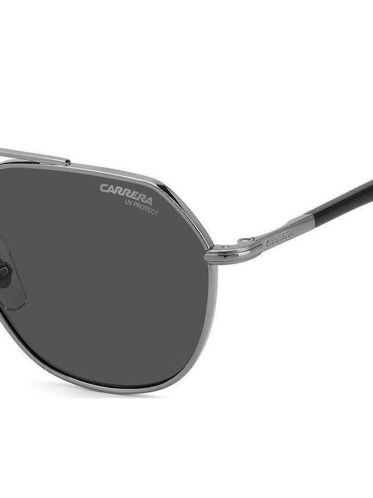 Carrera Men's Sunglasses with Grey Metallic Frame and Grey Lens 303/S KJ1/IR