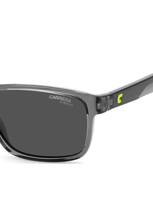 Carrera Unisex Sunglasses with Grey Horn-Rimmed Frame and Grey Lens 2047T S 3U5 IR