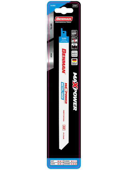 Benman 71890 Λάμα για Μέταλλο 225mm