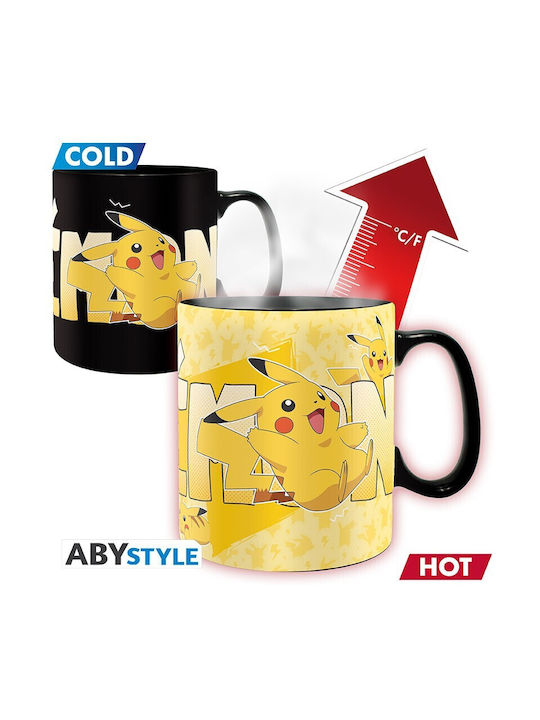 Abysse Pikachu Κούπα Κεραμική Πολύχρωμη 3τμχ
