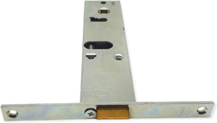 Cisa Recessed Lock with Cylinder and Center 70mm Silver