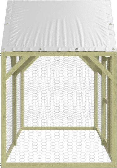 vidaXL Wooden Poultry Coop M2 x W1.5 x H1m