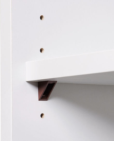 ArteLibre Στήριγμα Ραφιού από Πλαστικό Καφέ 5x5mm 04012680
