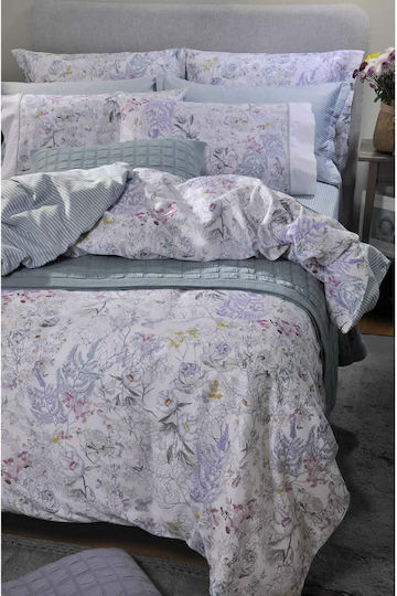 Down Town Home S786 Set Paturi & Cuverturi Pat Verzi 230x250cm 3bucți