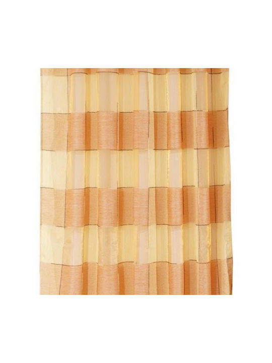 Viopros Перде с Плик с Писалка 4 Жълти 140x270см