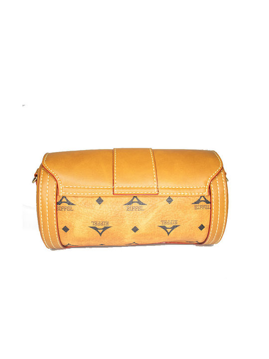 La tour Eiffel Din piele Geantă de damă Crossbody Camel