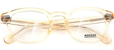 Moscot Lemtosh Plastic Eyeglass Frame Beige