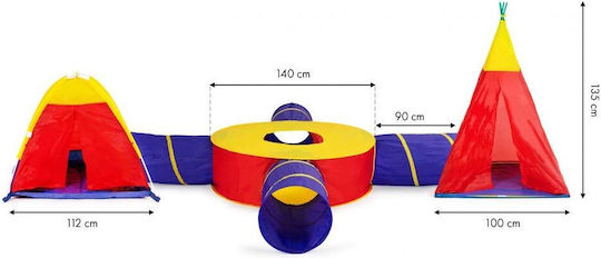 Knorrtoys Kids Play Tunnel City for 3+ years Multicolour