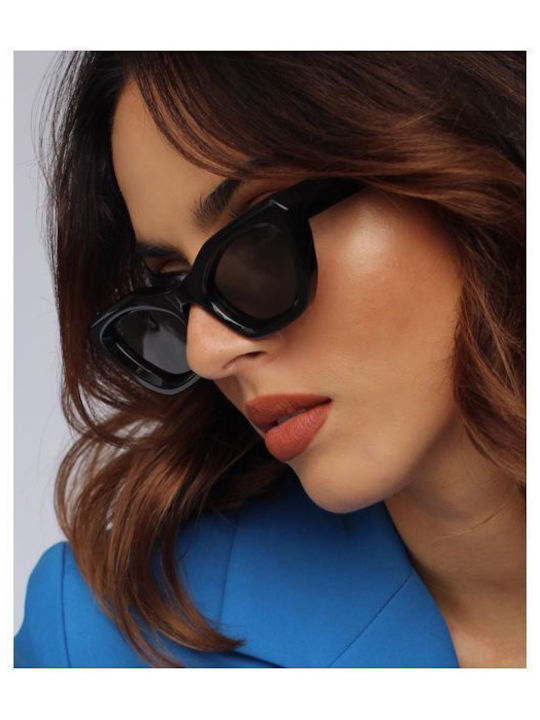 Oscar & Frank Suga Baby Women's Sunglasses with Plastic Frame Gloss Black