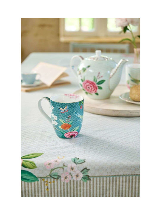 PiP Studio Blushing Birds Κούπα Κεραμική Blue 450ml
