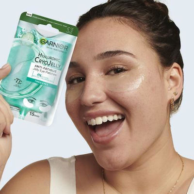 Garnier Skin Naturals Hyaluronic Cryo Jelly Gesichtsmaske für die Augen für Revitalisierung 2Stück