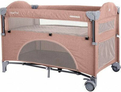 Kikka Boo Milky Way 2020 Laufstall 2 Ebenen mit Matratze Rosa 125x65cm