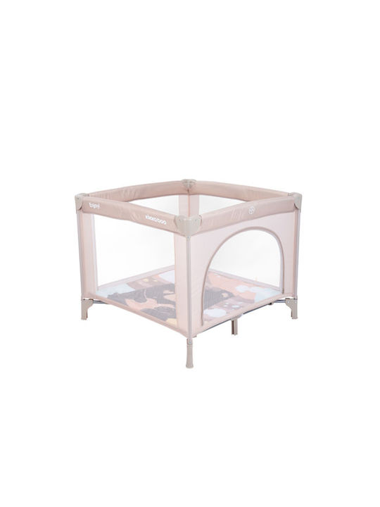 Kikka Boo Enjoy Bear Park with Mattress Beige 103x103cm