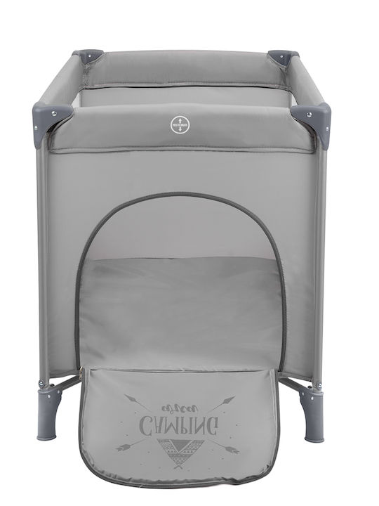 Kikka Boo So Gifted Playpen 2 Levels with Mattress Gray 124x64cm