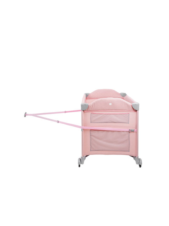 Kikka Boo Milky Way 2020 Playpen 2 Levels with Mattress Pink 125x65cm