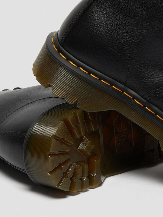 1460 Bex Pisa Leather Black Combat Boots
