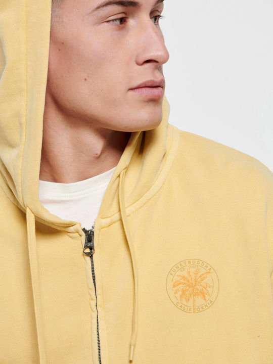 Cardigan With Hood Vanilla Yellow