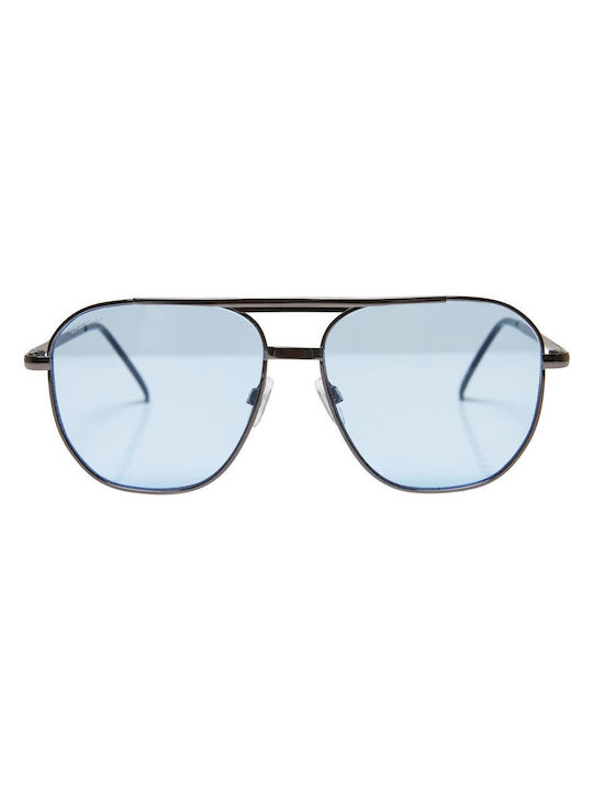 Urban Classics TB6447 Sunglasses with Gunmetal / Batikblue Metal Frame and Light Blue Lens TB6447-04463