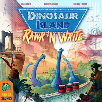 Pandasaurus Games Board Game Dinosaur Island: Rawr & Write for 1-4 Players 8+ Years (EN)