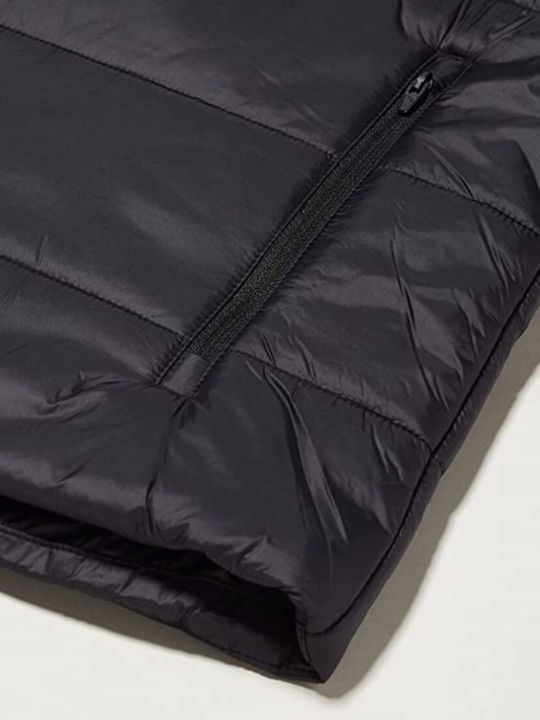 Kids' Sports Jacket Short with Hood Black Teamliga Padded