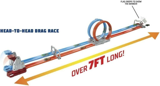Hot Wheels Double Loop Dash Писта за 5++ Години GFH85