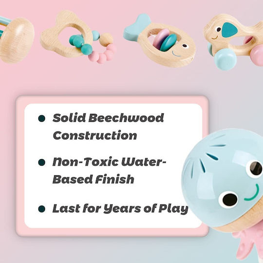 Hape Baby Toy Sensory Set made of Wood for 0++ Months